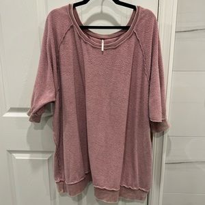 Pink Free People Sweatshirt